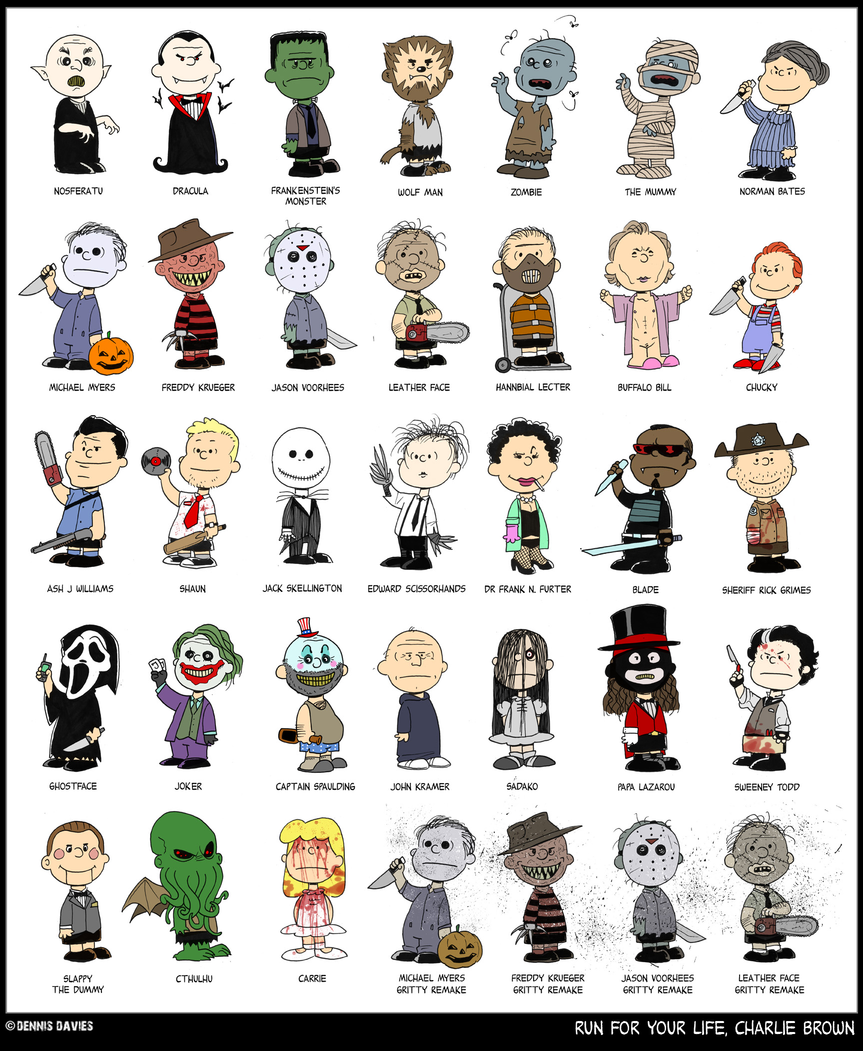Run for your life Charlie Brown